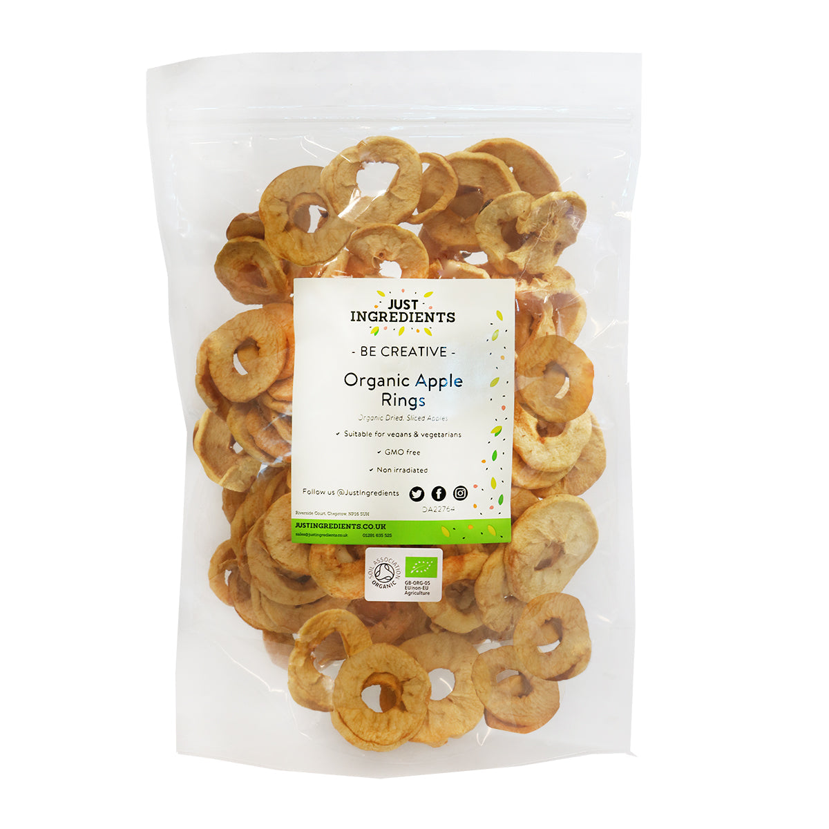 JustIngredients Organic Apple Rings